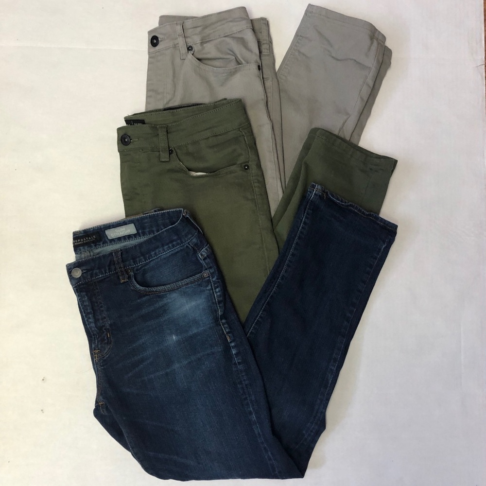 Men’s pants bundle 32 W slim straight stretch